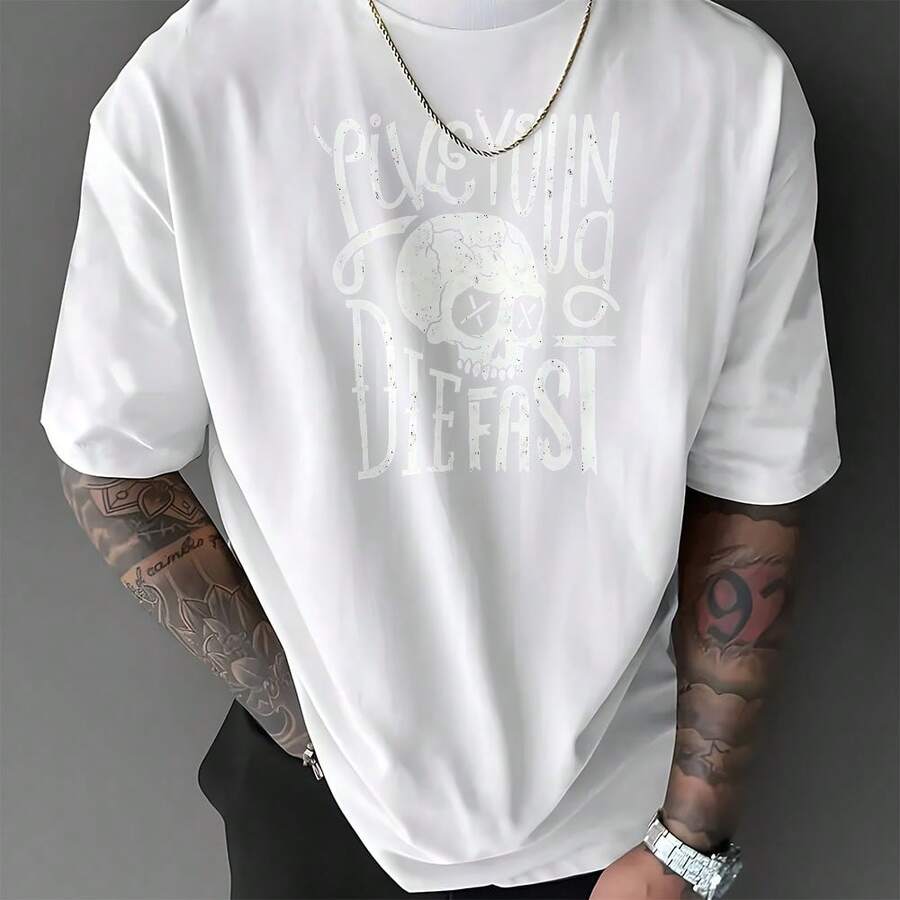Men T-Shirts - 白色 - 查看 1