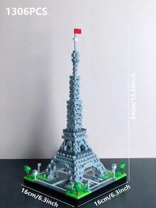 5446PCS Colosseum/1550PCS Ancient Rome/3585PCS Eiffel Tower/3377PCS Louvre/1306PCS Paris Tower Building Blocks Eternal City Set - Explore World Wonders, Perfect Choice For Collectors And Holiday Gifts - Colour Box - View 10