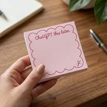 Funny ChatGPT This Later Sticky Notes Set - 4 Packs, 50 Sheets/Pad, 3x3 Inch - Novelty Pastel Desk Accessories & Humorous Office Gag Gift For Coworkers And Professionals - one-size - View 5