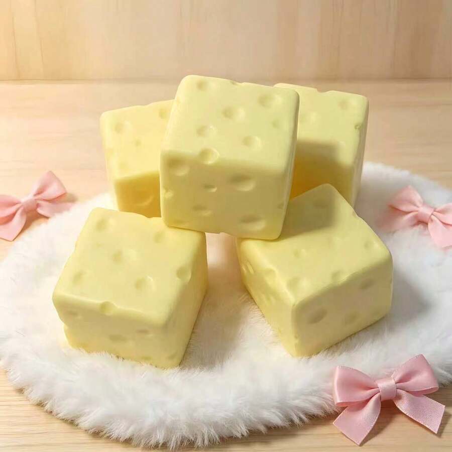 1PC/Random Color, New 1 Giant Cheese, You Are The Brightest, Giant Squeeze Cheese - Soft Squishable Cheese Block | Gurgle Gift, Adult Fun Cheese | Sensory Stress Relief Cheese Ball - Sunshine Entertainment, Squishy Toys, Cute Stuff, Cheese Squishy, Squishy Dumpling, Fidget - Giant Cheese - View 1