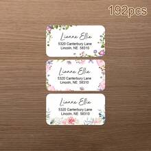 Personalized Floral Theme Address Labels - Customizable Return Address Stickers, Suitable For Letters, Cards And Gift Packages - Perfect For Home Office, Celebrations And Daily Mail - Waterproof And Easy To Apply Customized Labels - Elegant Floral Design Adds A Stylish Touch To Your Mail - Ideal For Weddings, Parties And Special Occasions - High Quality And Durable Address Labels, Meet All Your Mailing Needs, Holiday Calendar - Style D - View 9