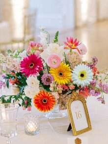 10/5 Stücke künstliche Seiden-Afrikanische Gänseblümchen-Chrysanthemen mit Stiel, künstliche Blumen, Großhandel DIY handgemacht für Zuhause, Hochzeit, Party, Vasen-Mittelstück, Dekoration, Kranz, Strauß, Korsage, Verlobungszeremonie, Wohnzimmer, Esszimmer, Schlafzimmer Deko - Verschiedenfarbig - Übersicht 3