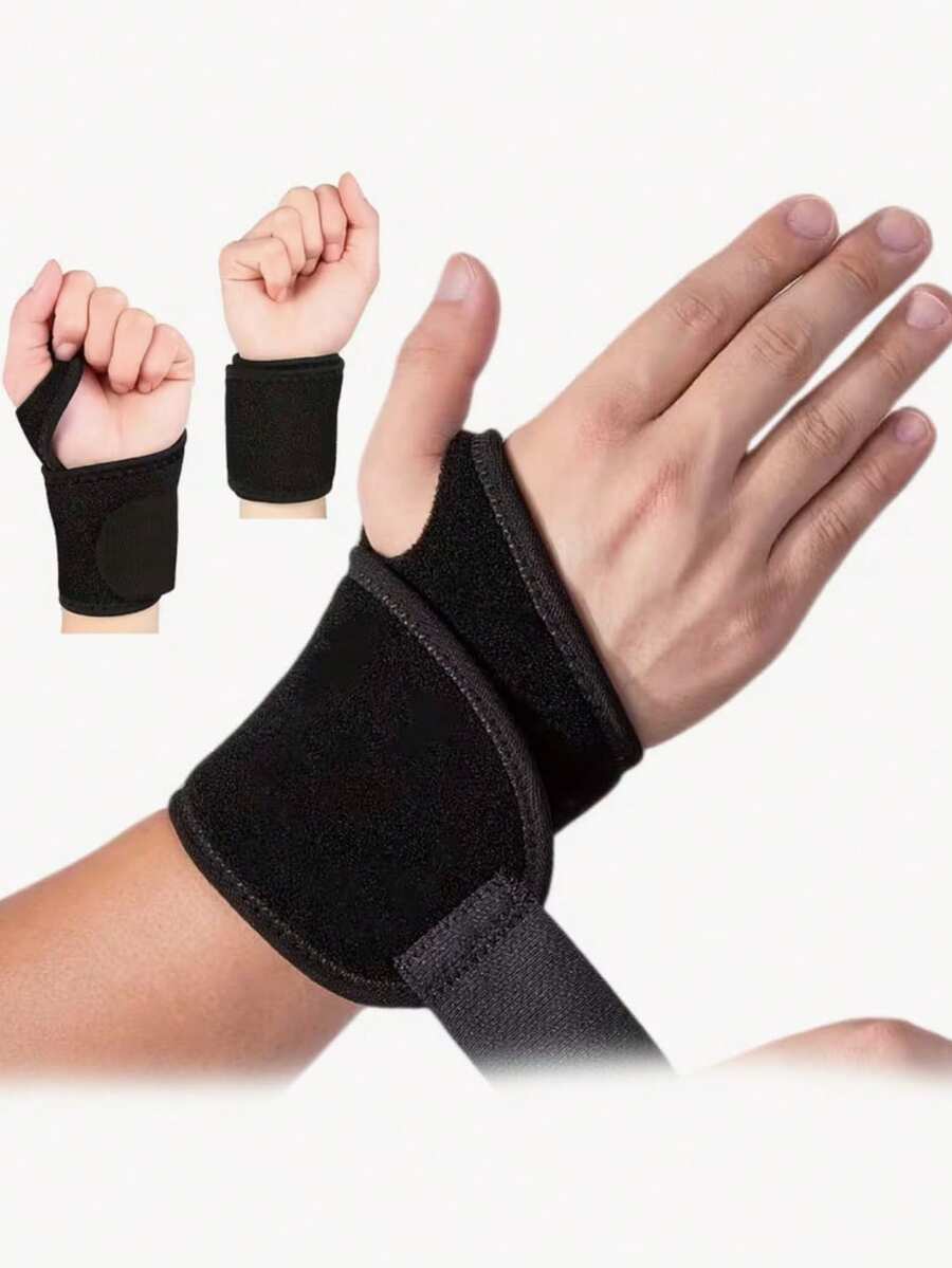 1 cái - Băng hỗ trợ cổ tay điều chỉnh được, - Băng bảo vệ cổ tay thể thao thoải mái, phù hợp cho công việc, đánh máy, thể dục và nâng tạ - Hỗ trợ cổ tay, băng cổ tay phù hợp cho tay trái hoặc tay phải hỗ trợ