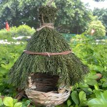 1pc Woven Bird Nest, Handmade Woven Bird Nest, Garden Decoration - View 3