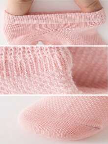 5 Pairs/1 Pair Baby Socks With Anti-Slip Silicone Heart Pattern, Suitable For Daily Wear, 0-5 Years Old - Multicolor - View 7