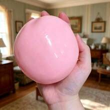 1pc 2026 New Strawberry Bun Slow Rebound Squishy Toy, PU Stress Relief Squeeze Toy, Strawberry Slow Rebound - Multicolor - View 3