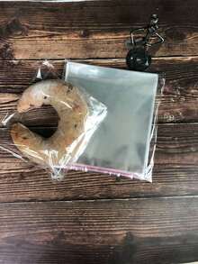 100 piezas Bolsas transparentes autosellantes para galletas, bolsas de plástico transparentes reutilizables y sellables de tamaño pequeño, mediano y grande, bolsas esenciales para hornear y almacenamiento de alimentos, bolsas organizadoras de alimentos multiusos, adecuadas para estantes de pasteles, cajas de pasteles, cajas de pasteles, estantes de tazas de pasteles, cajas de cupcakes - transparente - Ver 5