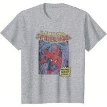 Disney 2026 The Amazing Spider-Man Marvel T-Shirt Unisex Short Sleeve Premium Cotton Classic Fit Crew Neck Casual Top For Men - 2 - 查看 3