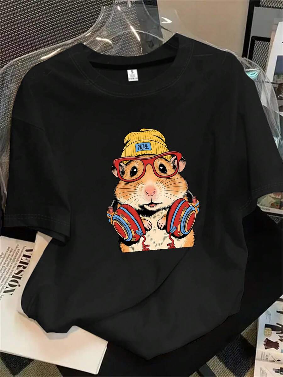 Halloween Graphic T-Shirt - Black - View 1