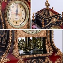 Senmeo Reloj de mesa vintage - Rojo - Ver 11