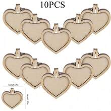 1/2/5/10pcs Mini Embroidery Hoop Wooden Cross Stitch Frame Handmade Pendant Craft Embroidery Set - As Picture - View 16
