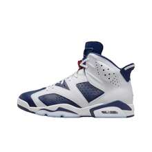 Nike Jordan Air Jordan 6 Retro "Olympic" 2024 High Top Retro Basketball Shoes Men White Blue CT8529-164 - CT8529-164 - 查看 9
