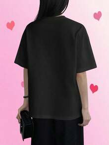 Women T-Shirts - Black - View 2