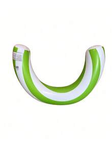 1pc New Inflatable Round Swim Ring, Inflatable Arch Pool Float, Beach Essential, Beach Accessory - Multicolor - View 14