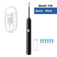 Visual Earwax Cleaner With Camera, Earwax Removal Endoscope With 5M Camera, Light-Up Otoscope, Ear Cleaning Tools, Ear Care - NE3-D 8件套 白色 - 查看 8