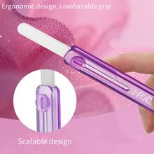 1pc- Luxury Mini Portable Retractable Glass Nail File, Washable Nail Polishing Tool, Gift Selection. High-Quality New Design Sharp Manicure Tool, Sturdy, Multiple Colors Available, Suitable For Home Use And Travel, Used For Toenails And Foot Cleaning. Personal Care And Personal Cleaning Tool, Hand And Foot Care Tool. Home Cleaning And Personal Care - Multicolor - View 6
