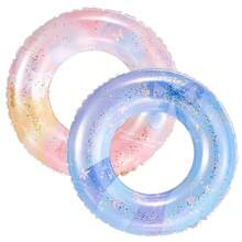 Women Inflatable Swimming Ring Pool Floats Circle Swimming Tube Summer Beach Water Sport Adult Swimming Float - Rosa-100 - Ver 2