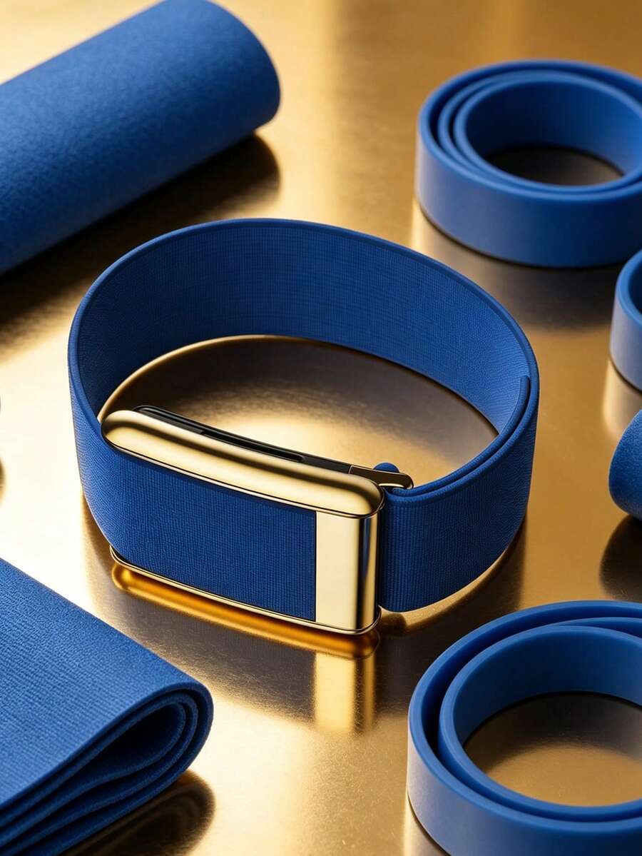5.0/MG CoreKnit Luxe 錶帶 – 舒適、多功能、高性能針織健身配件,適用於健康、健身與健康穿戴裝置 - 藍色 - 查看 1