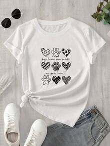 Halloween Graphic T-Shirt - White - View 1