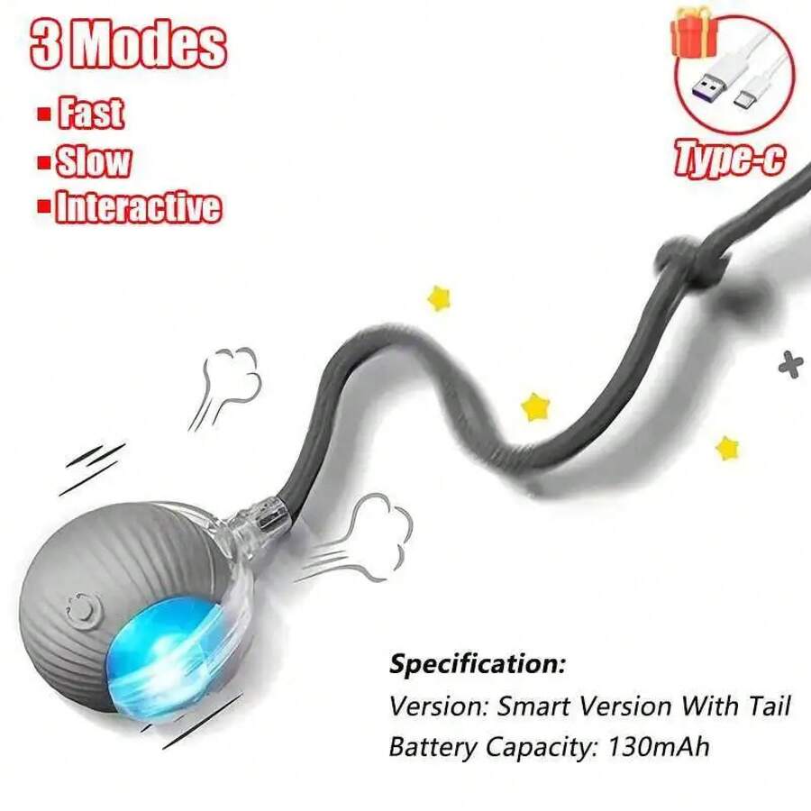 Intelligent Interactive Dog Toy, Automatic Rechargeable Electric Pet Toy, Simulation Mouse For Dog And Cat Training - 2pcs Training Hoops - View 1