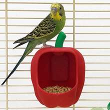 1pc Green Pepper Shaped Parrot Feeding Bowl, Cage Hanging Seed And Water Dish Bird Feeder, Suitable For Hamsters, Budgies, Cockatiels And Long-Tailed Parrots Small Pet Feeder, Decorative Bird Feeding Accessory - Multicolor - View 6