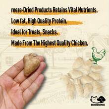 GOOGEER Freeze Dried Chicken Hearts For Cats & Dogs Treats, Single Ingredient - Perfect For Training, Topper Or Snack (Chicken Hearts), High In Protein, Grain-Free, Gluten-Free - 3.5 Oz/100g - View 9