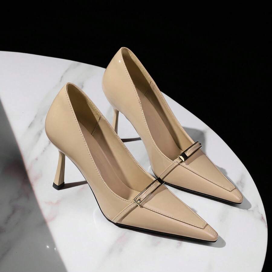 Women Pumps - 卡其色 - 查看 1