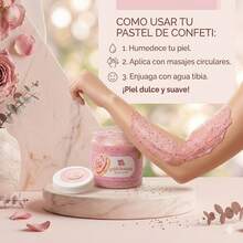 Sugar Body Scrub, Cookie Scent - Rose - View 2