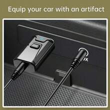 KZ 4-In-1 Bluetooth 5.0 Transmitter Receiver, USB Wireless Adapter With 3.5mm AUX Port, Compatible With TV, Computer, Headphones, Home Audio, Car Audio - Black - View 11