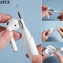 3-In-1 Wireless Earphone Cleaning Kit, Portable Earphone Keyboard Cleaning Pen, Earbud Smartphone Tablet Laptop Compatible, Compact Residue Removal Tool, Essential Earphone Maintenance - Perfect Choice - Multicolor - View 2