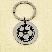 Colgante estilo Mix And Match, colgante de acero inoxidable con diseño de la Copa del Mundo, acompañado de llavero con etiqueta, diseño personalizado único, construcción resistente que no se cae fácilmente, compatible con varios collares para mascotas - Multicolor - Ver 5