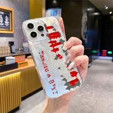 手機殼：劍圖案設計 T-Trapstars 手機殼 適用於 Apple 17 16e 16 15 14 13 12 11 Pro Max Air X XR XSMAX 8 7 Plus 透明軟 TPU 背蓋 - 彩色 - 查看 2