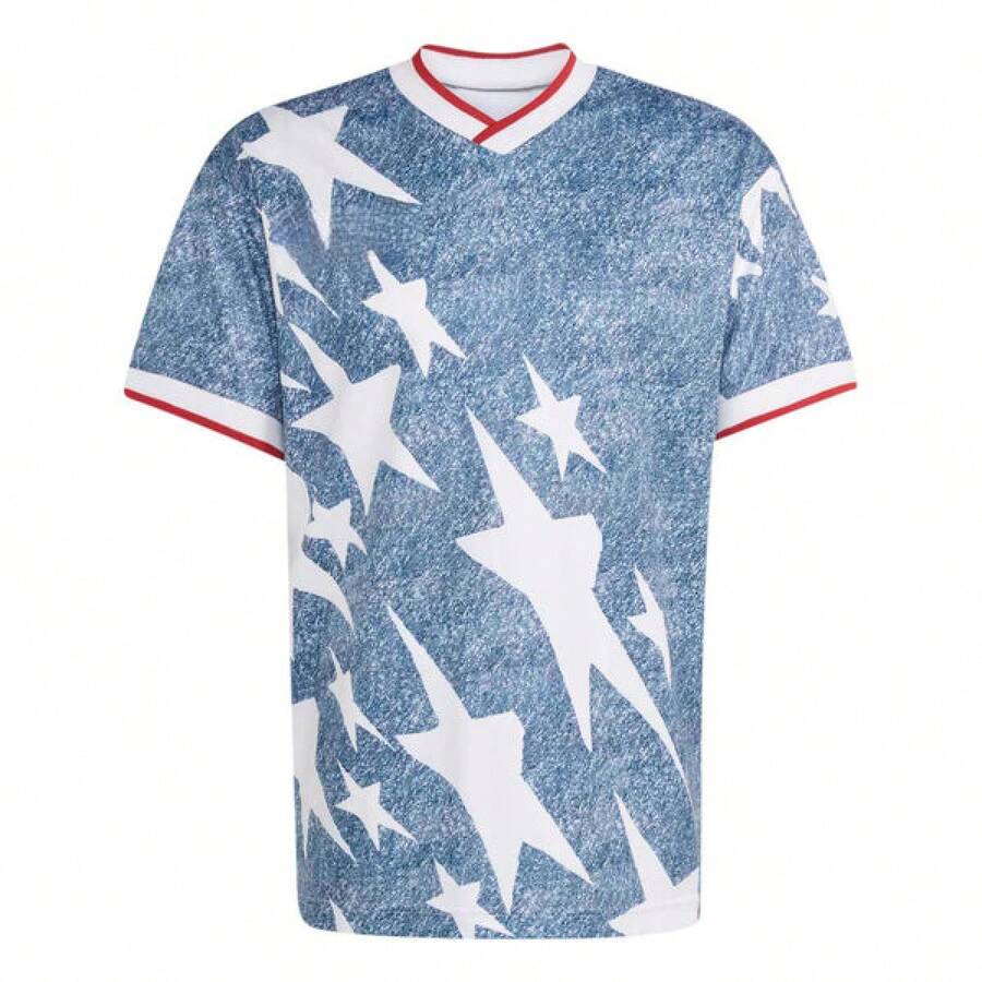 FIFA USA 1994 Denim Graphic Jersey - Men's - Màu xanh lam - Xem 1
