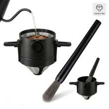 1pc Reusable Stainless Steel Pour Over Coffee Filter, Paperless Drip Coffee Brewer, Portable Foldable With Handle, Suitable For Outdoor Camping And Home Office Daily Use - View 15