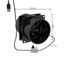Small And Simple USB Exhaust Fan, Installation-Free Kitchen Ventilation Extractor, Adjustable Speed Ducts For Home Use, Exhaust Fans - With 1m Tube - View 7