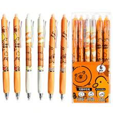 1/6pcs Set Press Erasable Pens With Crystal Blue, Comfortable Grip, Quick-Drying, Plastic Writing Tools,Back To School Supplies - Multicolor - View 12
