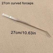 Aquarium Stainless Steel Tweezers Straight And Curved Style Aquatic Plant Tongs Long Tweezers Fish Tank Cleaning Tool - View 6