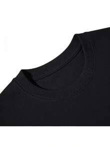 Camiseta Unisex Negra de Manga Corta con Estampado de la Bandera Mexicana - Negro - Ver 6