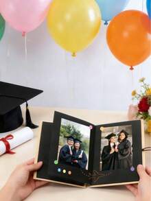 Foldable Multi-Panel Photo Frame, DIY Graduation Collage Photo Album, 2026 Class Desktop Display Souvenir, Graduation Party Decoration, Ideal Graduation Gift For Father's Day And Eid Al-Adha, Student Commemorative Exchange Keepsake - Color - View 8