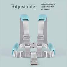 1pc Children Anti-Lost Wrist Strap & Harness 2-In-1 Anti-Loss Safety Tether For Kids Anti-Runaway Anti-Lost Rope - Multicolor - View 7