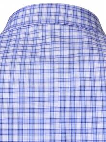 Men's Top Men's Shirt Men's Classic Plaid Casual Short Sleeve Button-Down Shirt Commute Business Vacation - Medium Wash - View 5