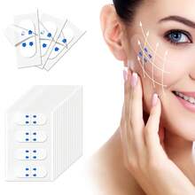 200/80/40/4pcs Seamless Invisible Support Face Patches, Support Face Patches For Skin, Suitable For Chin And Neck, Face Shaping - Alcohol-Free, Suitable For All Skin Types, Unisex, Face Tape, Face Mask - Multicolor - View 3