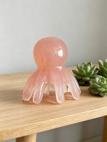 1pc Portable Octopus Wide-Tooth Massage Comb 7.5*6cm Handheld Scalp Massager, Relieve Tension, Relax Scalp - Multiple Styles - View 7