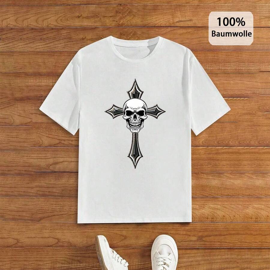 T-Shirts Hommes - Blanc - Voir 1