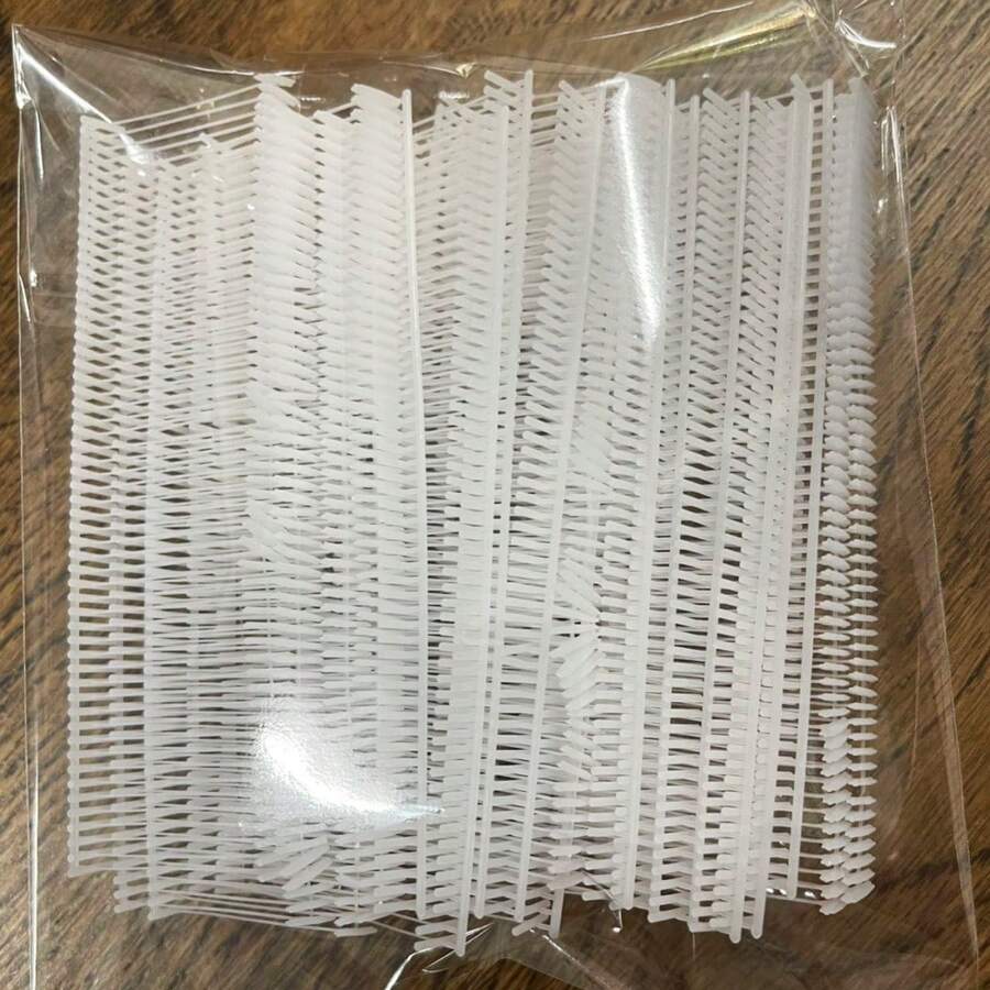 Standard Clothing Tag Gun Fasteners, 1008/2016/3640/5000pcs Tag Gun Fastener Tag Barb Accessories Price Tag Gun Refill, Suitable For Clothing (2.5cm/3.5cm) - White - View 1