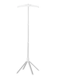 Soporte para vaporizador de mano con estante de secado perforado resistente al viento, estante plegable de pie para prendas del hogar, estante vertical telescópico ajustable en altura para dormitorio y vestidor - Ver 15