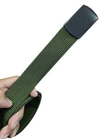IMPACTUS Cinto Para Calça Verde Com Fivela Preta 2 Garras - Verde Militar - Visão 2