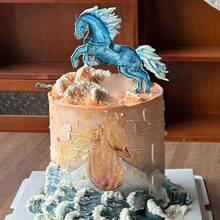 Molde de Silicona Forma de Caballo, Herradura, para Fondant, decoracin de Pasteles, Cupcakes, Chocolate, Dulces, Arcilla polimrica y Pasta de Goma. Juego de 3 Unidades. - Estilo y - Ver 4