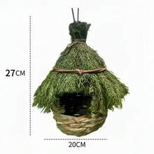 1pc Woven Bird Nest, Handmade Woven Bird Nest, Garden Decoration - View 5