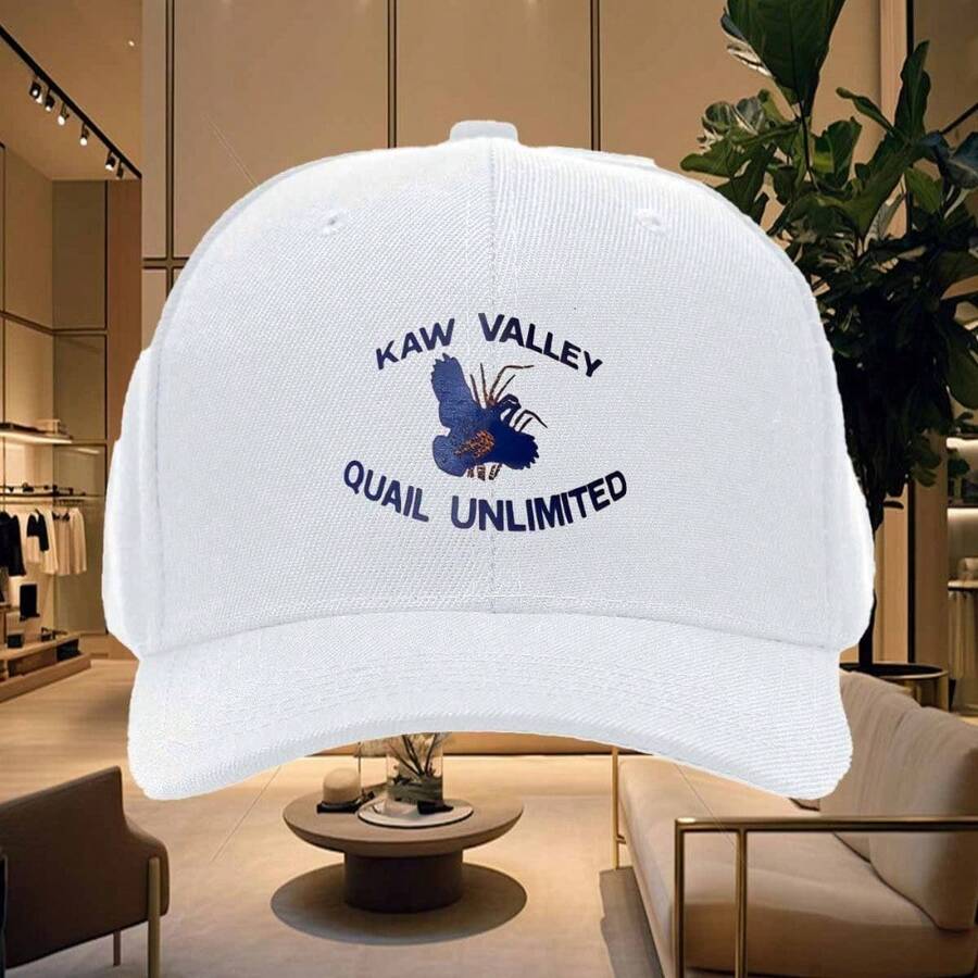 Vtg Quail Unlimited Orange Hunting Outdoors Trucker Snapback Baseball Hat Baseball Cap Kaw Valley - 彩色 - 查看 1